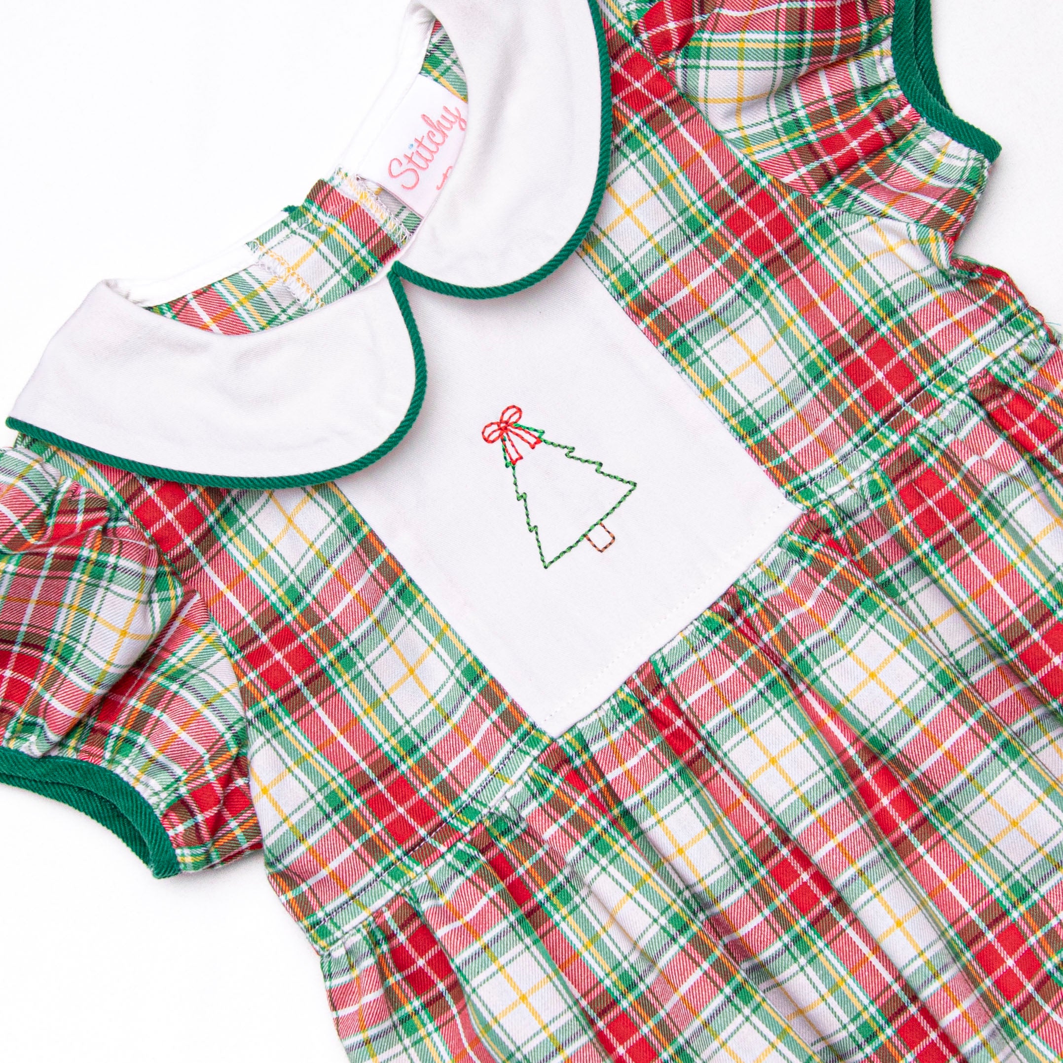 christmas embroidered dress Kids Embroidered Christmas Dress, Baby Girls Plaid Gingerbread Christmas Theme Christmas Photoshoot Dress, Baby Girl Christmas Dress, Kids