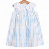 Watercolor Ribbons Dress, Blue