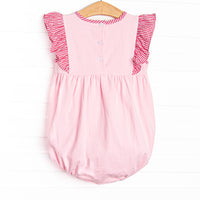 Rosey Red Bow Bubble, Pink