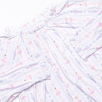 Sugar Plum Soiree Bamboo Long Sleeve Night Gown, Pink