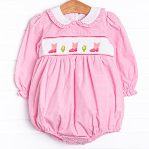 Made for Walkin' Smocked Bubble, Pink
