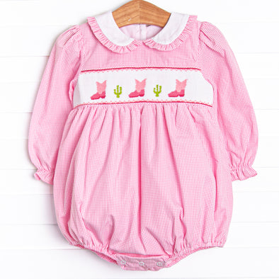 Made for Walkin' Smocked Bubble, Pink