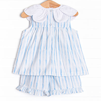Watercolor Ribbons Short Set, Blue