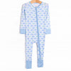 With the Tide Bamboo Zippy Pajama, Blue