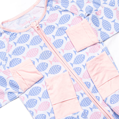 With the Tide Bamboo Zippy Pajama, Pink