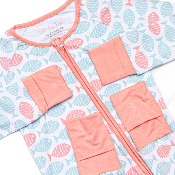 With the Tide Bamboo Zippy Pajama, Green
