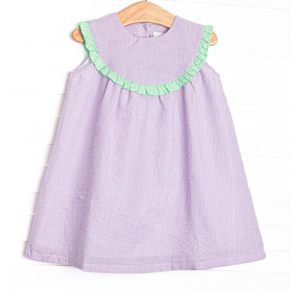 purple seersucker dress Organic Seersucker Peter Pan Collar Dress  Hope & Henry