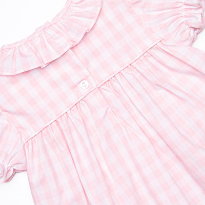All Decked Out Smocked Diaper Set, Pink