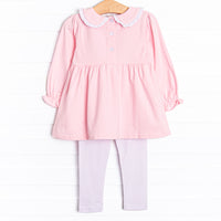 Rodeo Rider Applique Legging Set, Pink
