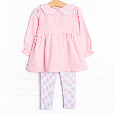 Rodeo Rider Applique Legging Set, Pink