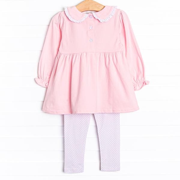 Rodeo Rider Applique Legging Set, Pink