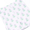 Fall Asleep Florals Bamboo Pajama Short Set, Green