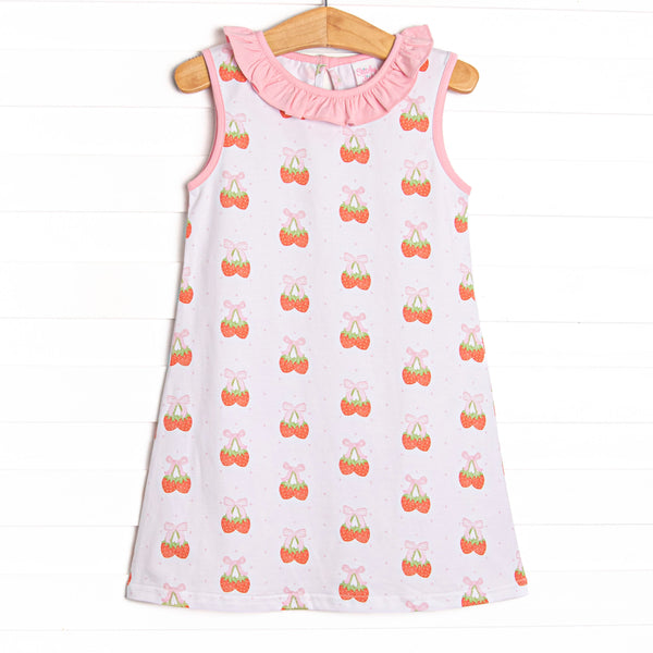 Strawberry Bundles Dress, Pink