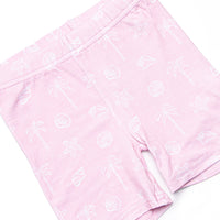 White Sands Bamboo Pajama Short Set, Pink