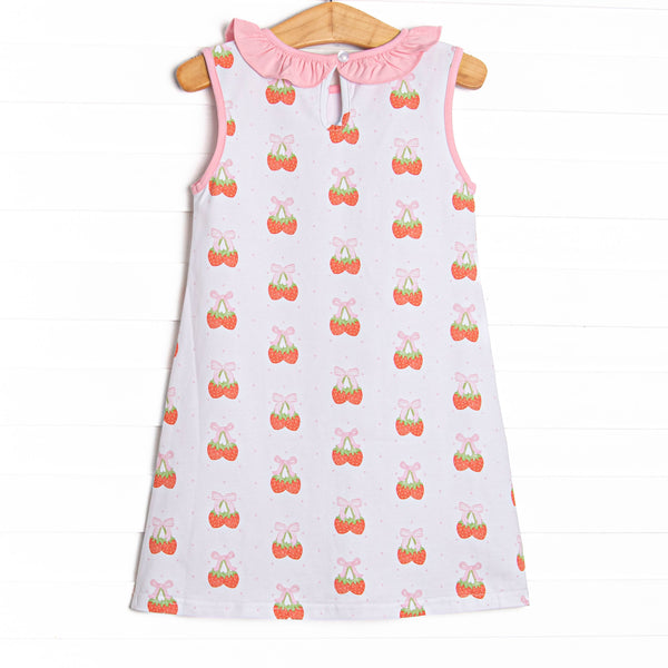 Strawberry Bundles Dress, Pink