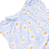 Dotted with Daisies Bamboo Night Gown, Blue