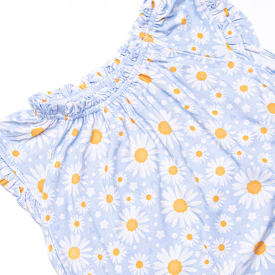 Dotted with Daisies Bamboo Night Gown, Blue