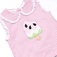 Sorbet Slice Applique Diaper Set, Pink