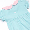 Annie Puff Sleeve Bubble, Mint Stripe