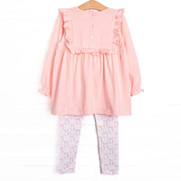 Brooklyn Bows Legging Set, Pink