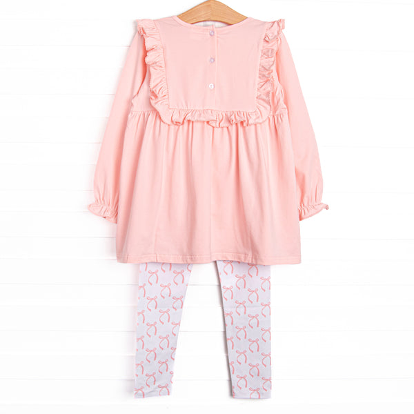 Brooklyn Bows Legging Set, Pink