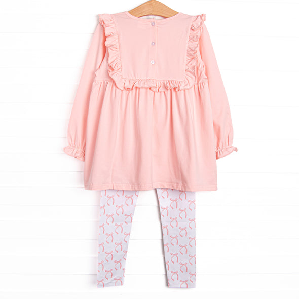 Brooklyn Bows Legging Set, Pink