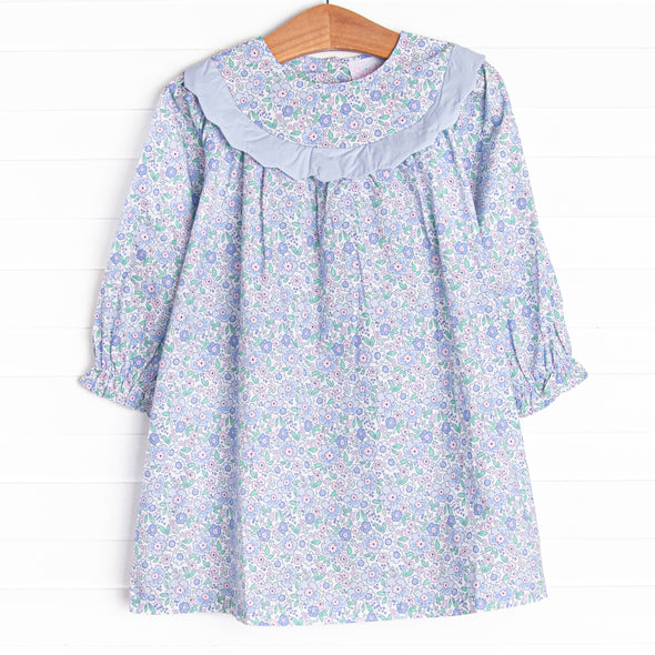 Gorgeous Garden Dress, Blue