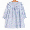 Gorgeous Garden Dress, Blue