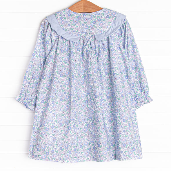 Gorgeous Garden Dress, Blue