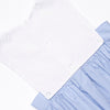 Summer at Sea Embroidered Sunsuit, Blue