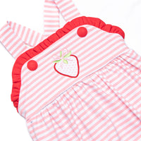 Sweetest Pick Applique Bubble, Pink Stripe