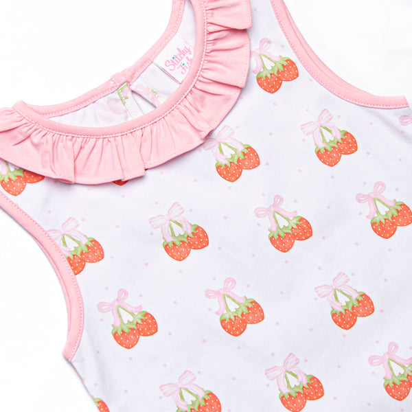 Strawberry Bundles Dress, Pink