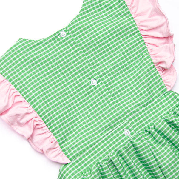 Greenscape Garden Side Tie Dress, Green
