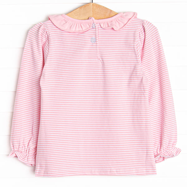 Perfect Pal Applique Top, Pink Stripe