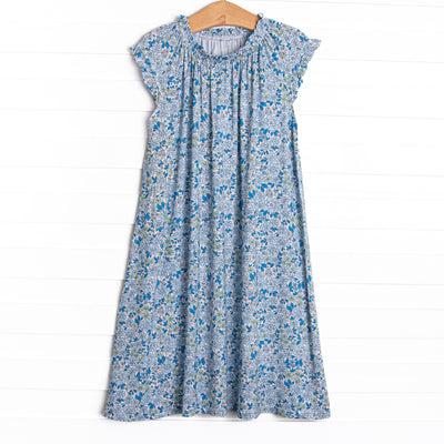 In the Grove Bamboo Night Gown, Blue
