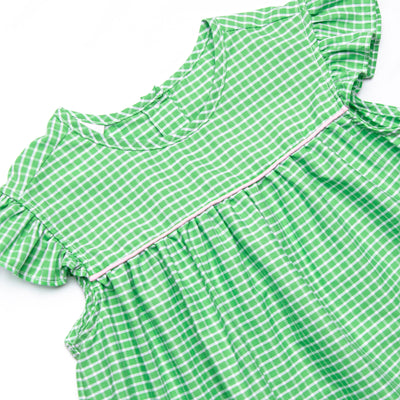 Greenscape Garden Ruffle Short Set, Green