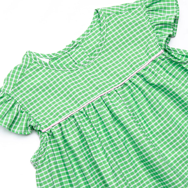 Greenscape Garden Ruffle Short Set, Green
