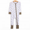 Migrating Mallard Bamboo Zippy Pajama, Green