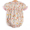 Buttercup Bows Smocked Bubble, Pink