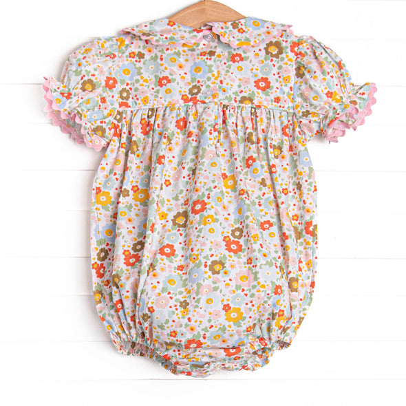 Buttercup Bows Smocked Bubble, Pink