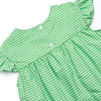 Greenscape Garden Ruffle Short Set, Green