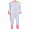Tied Together Bamboo Zippy Pajama, Pink