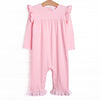 Caitlyn Pima Long Romper, Pink
