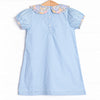 Learning Letters Applique Dress, Blue