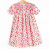 Pink-ing of You Smocked Bishop Dress, Pink