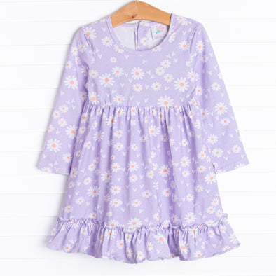 purple daisy print dress MILLE Daisy Dress in Provence Floral