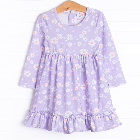 Peace, Love, and Daisy Dress, Purple