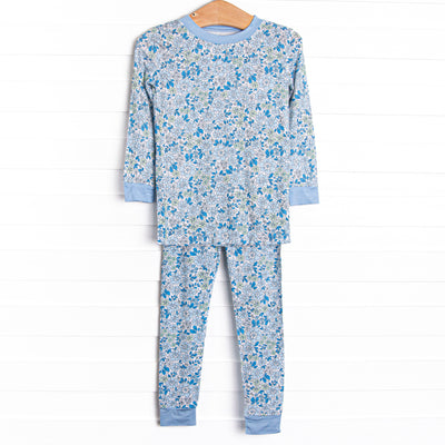 In the Grove Bamboo Pajama Set, Blue