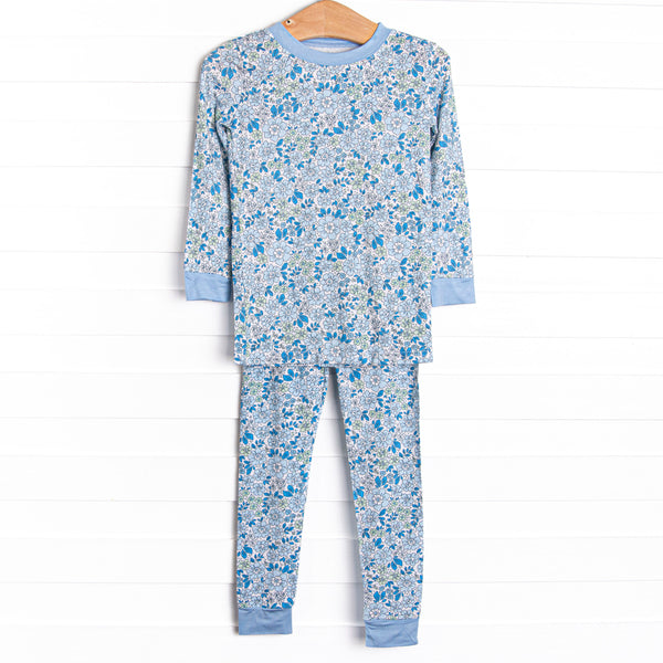 In the Grove Bamboo Pajama Set, Blue