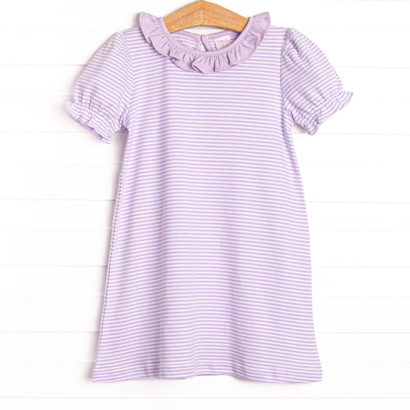 Elena Pima Dress, Purple